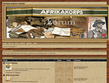 Tablet Screenshot of afrikakorps.forumcrea.com