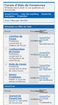Mobile Screenshot of forum.forumcrea.com